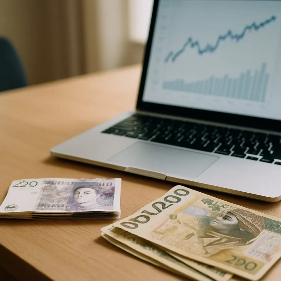 Kurs GBP/PLN: Jak korzystnie wymieniać funty na złote